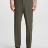 Slim-Fit-Hose aus Popeline-Mischgewebe