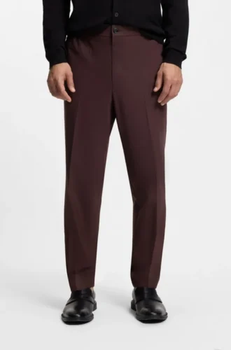 Slim-Fit-Hose aus Popeline-Mischgewebe
