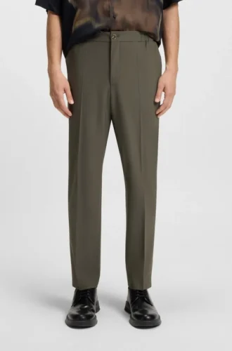 Slim-Fit-Hose aus Popeline-Mischgewebe