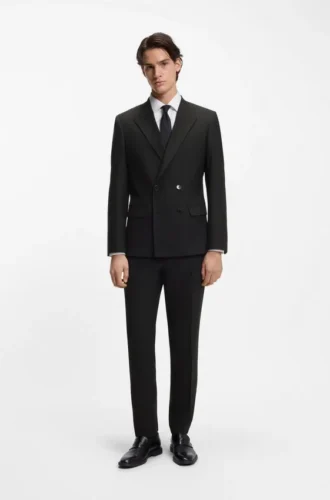 Slim-Fit-Hose aus Popeline-Mischgewebe