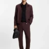 Slim-Fit-Hose aus Popeline-Mischgewebe