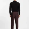 Slim-Fit-Hose aus Popeline-Mischgewebe