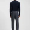 Slim-Fit-Hose aus Schurwolle mit feinem Muster Slim-Fit-Hose aus Schurwolle mit feinem Muster