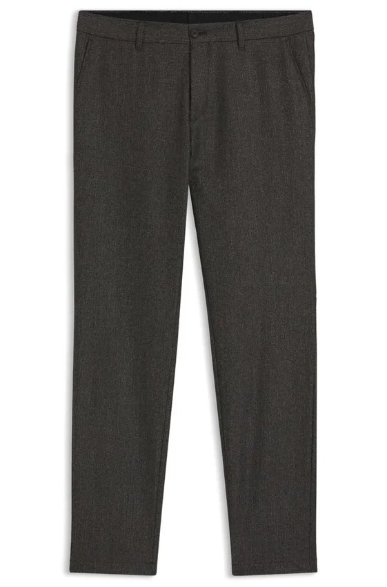 Slim-Fit-Hose aus Schurwolle mit feinem Muster Slim-Fit-Hose aus Schurwolle mit feinem Muster