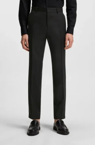 Slim-Fit-Hose aus Serge aus Schurwolle