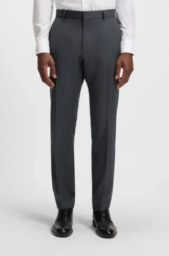 Slim-Fit-Hose aus Serge aus Schurwolle