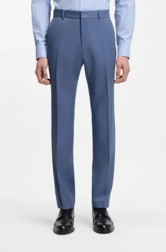 Slim-Fit-Hose aus Serge aus Schurwolle