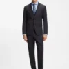 Slim-Fit-Hose aus Serge aus Schurwolle