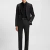 Slim-Fit-Hose aus Serge aus Schurwolle