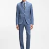 Slim-Fit-Hose aus Serge aus Schurwolle