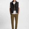 Slim-Fit-Hose aus Stretch-Baumwollgabardine