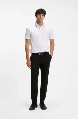 Slim-Fit-Hose aus Stretch-Baumwollgabardine