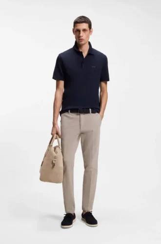 Slim-Fit-Hose aus Stretch-Baumwollgabardine