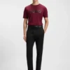 Slim-Fit-Hose aus Stretch-Baumwollgabardine