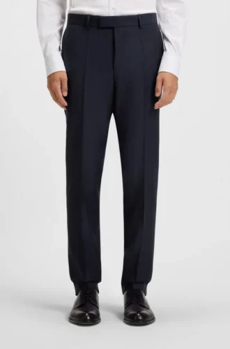 Slim-Fit-Hose aus Stretchwolle