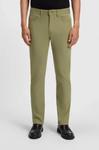 Slim-Fit-Hose „Delaware“ aus Baumwollmisch-Twill