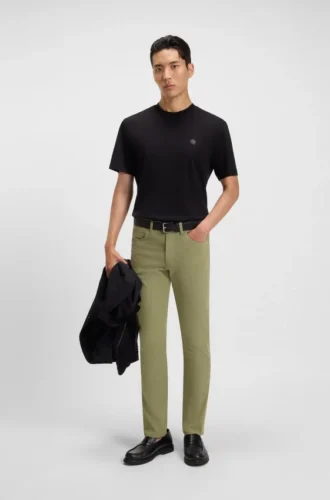Slim-Fit-Hose „Delaware“ aus Baumwollmisch-Twill
