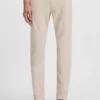 Slim-Fit-Hose „Delaware“ aus gemusterter Stretch-Baumwolle