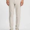 Slim-Fit-Hose „Delaware“ aus knitterfreiem Dobby