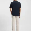 Slim-Fit-Hose „Delaware“ aus knitterfreiem Dobby