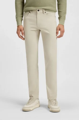 Slim-Fit-Hose „Delaware“ aus Stretch-Baumwoll-Moleskin