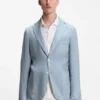 Slim-Fit-Jacke aus einer Leinenmischung