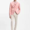 Slim-Fit-Jacke aus einer Leinenmischung