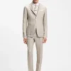 Slim-Fit-Jacke aus einer Leinenmischung