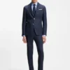 Slim-Fit-Jacke aus einer Leinenmischung