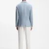 Slim-Fit-Jacke aus einer Leinenmischung