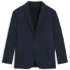 Slim-Fit-Jacke aus Jersey mit Twill-Print