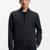 Slim-Fit-Jacke aus knitterfreiem Stoff