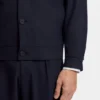 Slim-Fit-Jacke aus knitterfreiem Twill