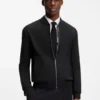 Slim-Fit-Jacke aus Ottoman-Stoff mit Performance-Stretch