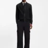 Slim-Fit-Jacke aus Ottoman-Stoff mit Performance-Stretch
