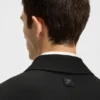 Slim-Fit-Jacke aus Popeline mit Wollanteil