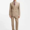 Slim-Fit-Jacke aus Schurwoll-Serge