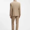 Slim-Fit-Jacke aus Schurwoll-Serge