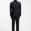 Slim-Fit-Jacke aus Schurwoll-Serge