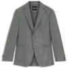 Slim-Fit-Jacke aus Schurwolle mit feinem Muster