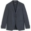 Slim-Fit-Jacke aus Schurwolle mit feinem Muster