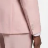 Slim-Fit-Jacke aus Schurwolle, Seide und Leinen