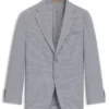 Slim-Fit-Jacke aus Schurwolle und Seide