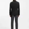 Slim-Fit-Jacke aus Schurwolle und Seide