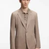 Slim-Fit-Jacke aus Stretch-Baumwolle