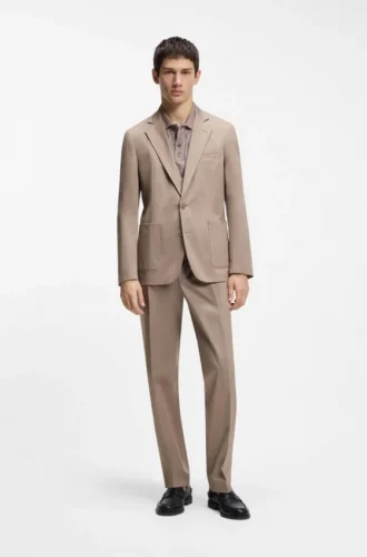 Slim-Fit-Jacke aus Stretch-Baumwolle