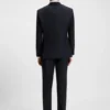 Slim-Fit-Jacke aus Stretchwolle