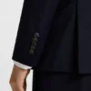 Slim-Fit-Jacke aus Stretchwolle