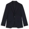 Slim-Fit-Jacke aus Stretchwolle