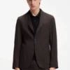 Slim-Fit-Jacke aus Tech Linen